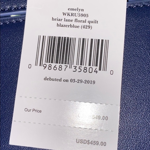 New Kate Spade BRIAR LANE FLORAL  EMELYN  BAG - Picture 15 of 16